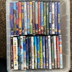 Kids DVDs (all titles in picture)